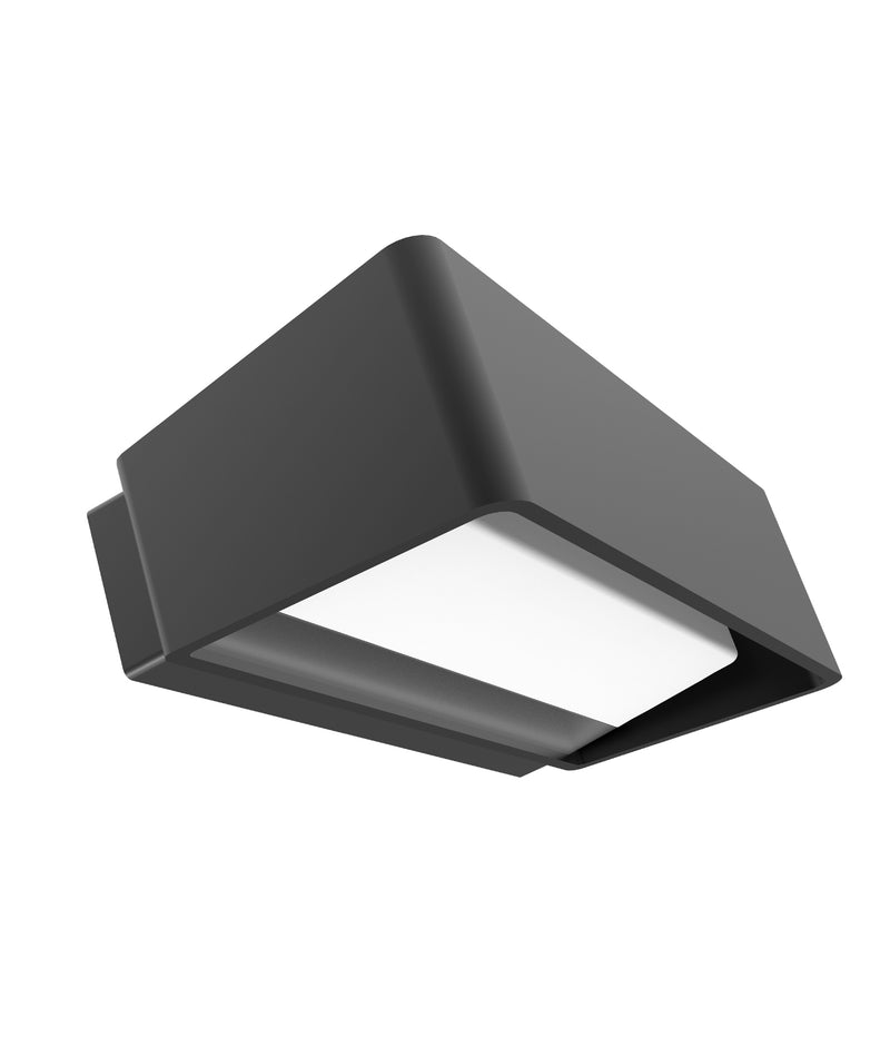 CLA TOPATRI Exterior Surface Mounted Up/Down LED Wall Lights Tri - Black 100-240V IP65 - TOPATRI1 - CLA LIGHTING