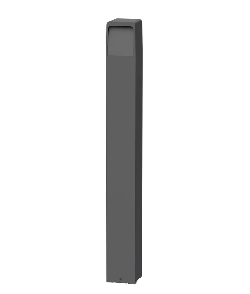 CLA TOREN:  Surface Mounted LED Bollards Tri - Dark Grey 13W 240V IP65 - TOREN1 - CLA Lighting