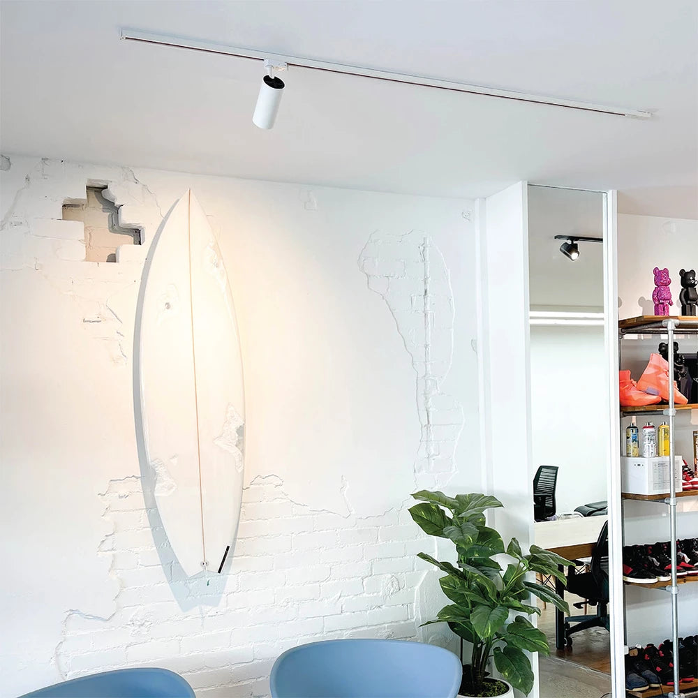 SAL Universal Single Circuit Track & Accessories STR4800 White/ Black 240V - STR4800