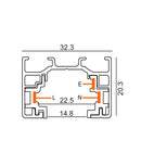 3 Wire 1 Circuit Universal Tracks, Connectors, End Cap & Live End (Black)- CLA Lighting