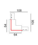 3 Wire 1 Circuit Universal Tracks, Connectors, End Cap & Live End (Black)- CLA Lighting