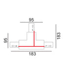 3 Wire 1 Circuit Universal Tracks, Connectors, End Cap & Live End (Black)- CLA Lighting