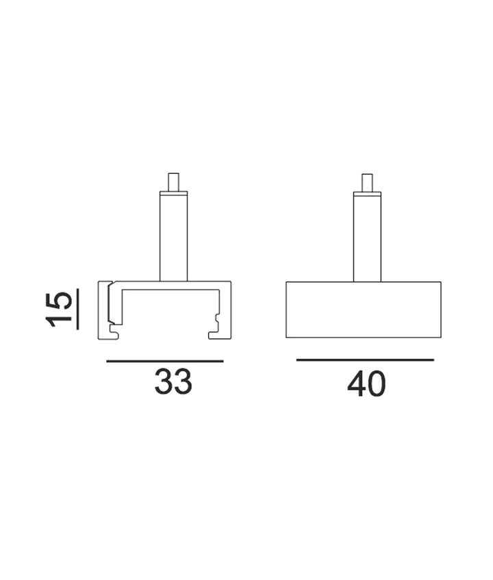 CLA 4 Wire 3 Circuit Track Suspension Kits & Suspension Clamp Accessories Black - TRK3BLSUSKIT - CLA Lighting