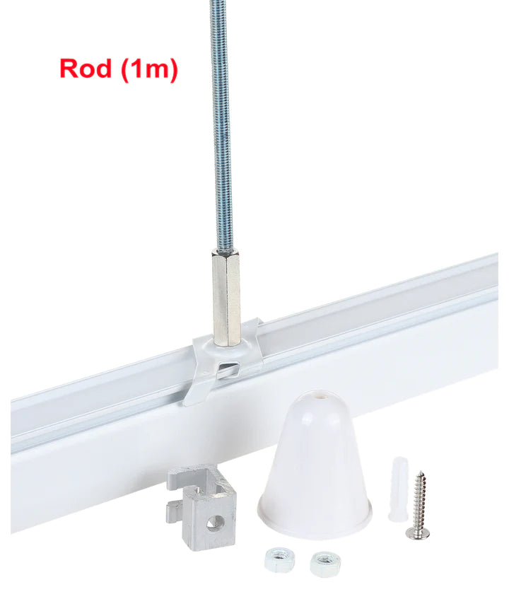 CLA 4 Wire 3 Circuit Track Suspension Kits & Suspension Clamp Accessories White - TRK3WHSUSKIT - CLA Lighting