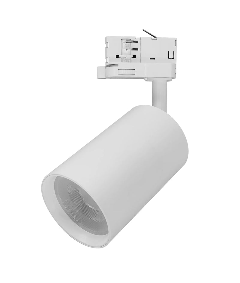 CLA 4 Wire 3 Circuit Dimmable Adjustable LED Track Lights Tri- White IP20- TRKTRI06