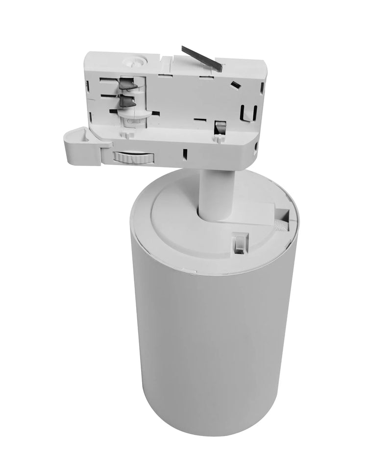 CLA 4 Wire 3 Circuit Dimmable Adjustable LED Track Lights Tri- White IP20- TRKTRI06