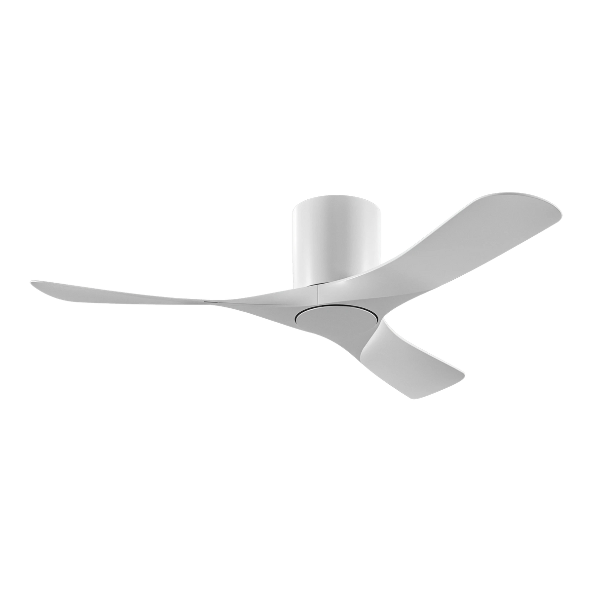 Domus Tundra 48-inch ceiling fan in White, product view