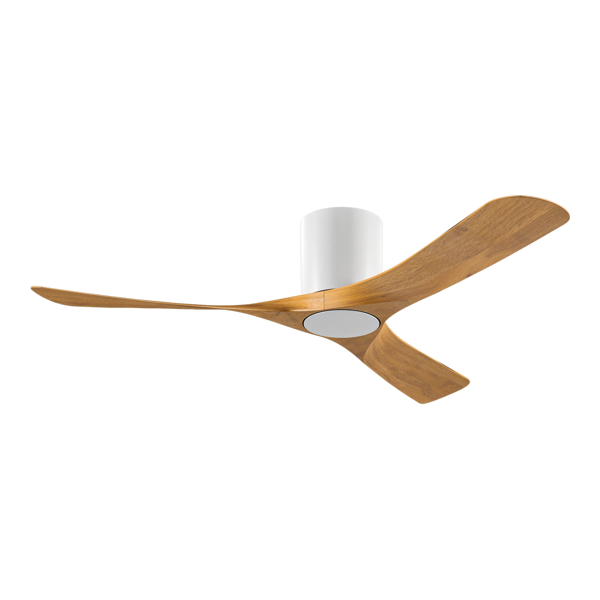Domus Tundra 52-inch ceiling fan in White/Oak, product view