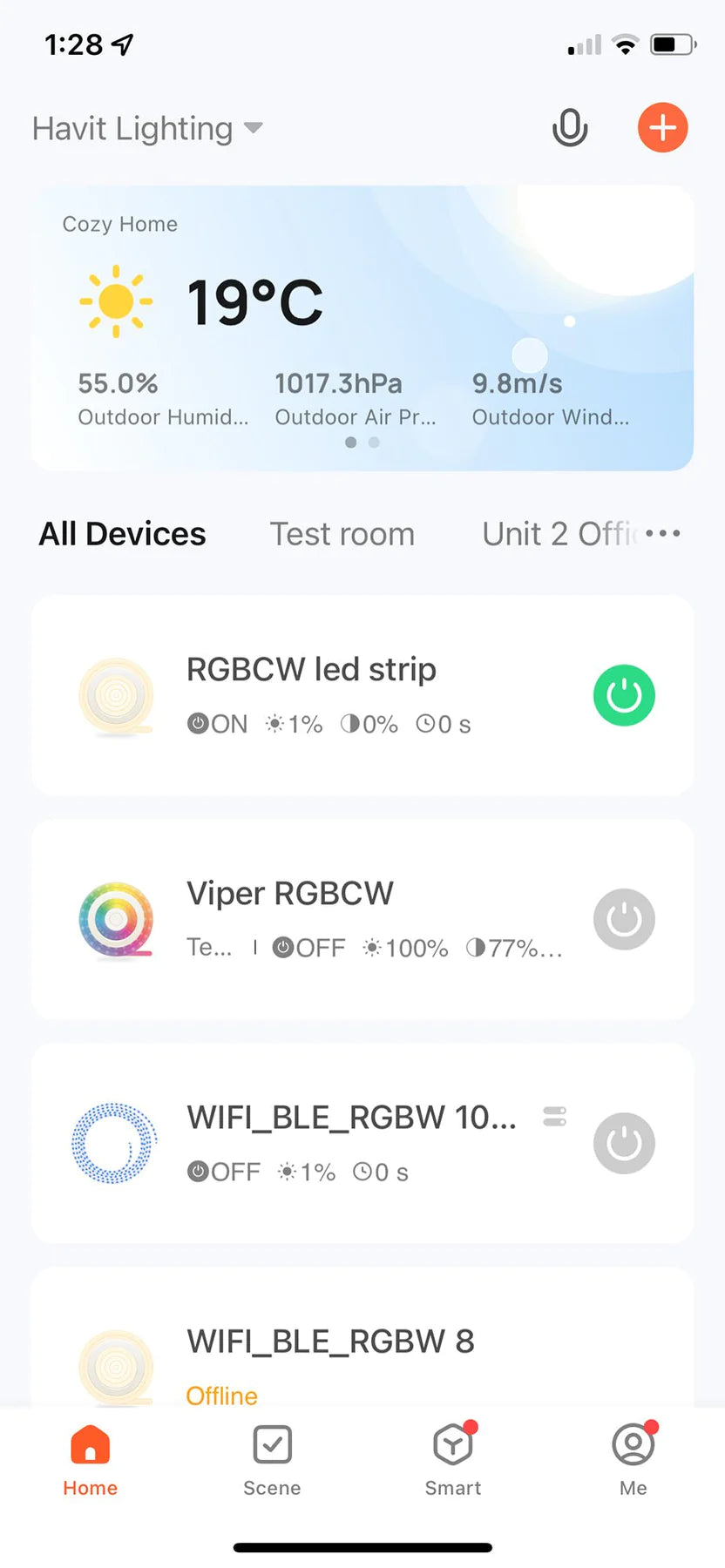 Havit WIFI + RF Receiver LED Strip 12V-24V - HV9105-1009-5C - Havit Lighting