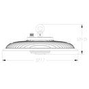 SAL UFO III LED High Bays 5000K Black 100/150/200W 240V IP66 - SHB27S - SAL Lighting