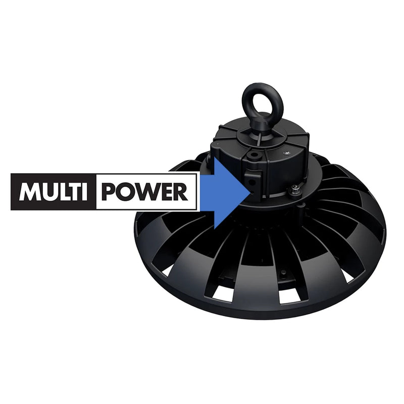 SAL UFO SHB23MP TC LED High Bay Tri- Black 80/200W 240V IP65- SHB23