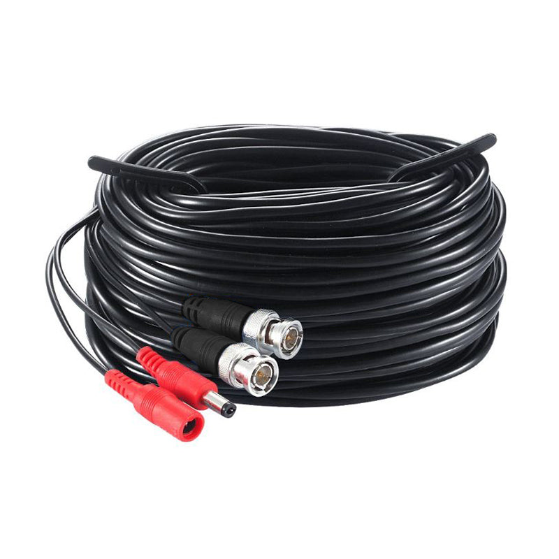 RhinoCo Pre-terminated Combined Power & 4K BNC Video Lead 30m Electric