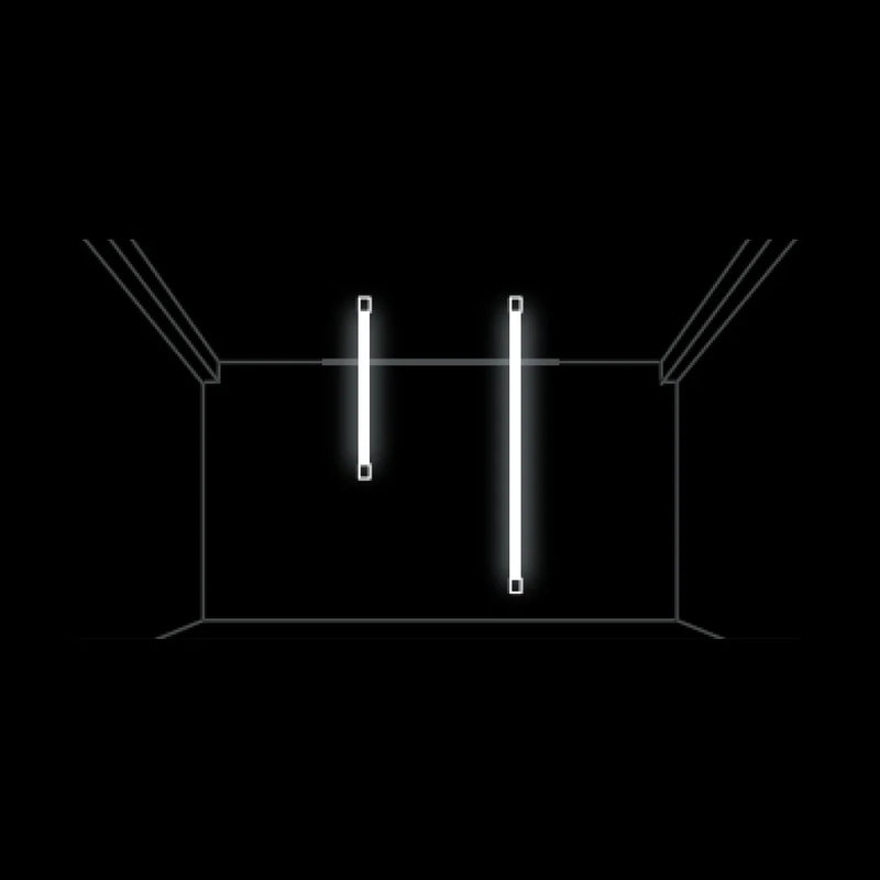 Azoogi Suspended (Symmetric) Vertical Pendant Configuration- Vertical Pendant (Symmetric)