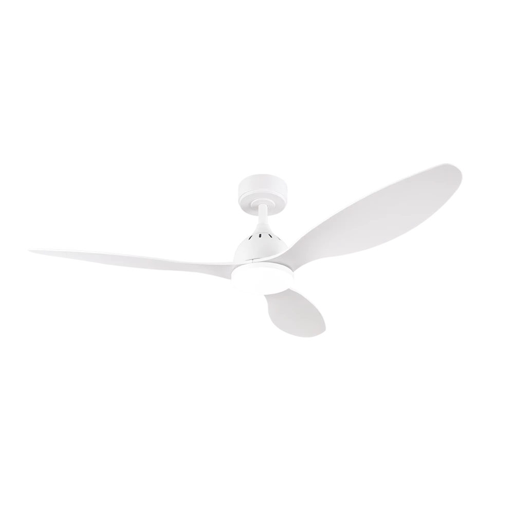 SAL WAVERLEY 52 + SACF01/52/3/L 3 Blade Ceiling Fans White 50W 240V- SACF01/52/3/L