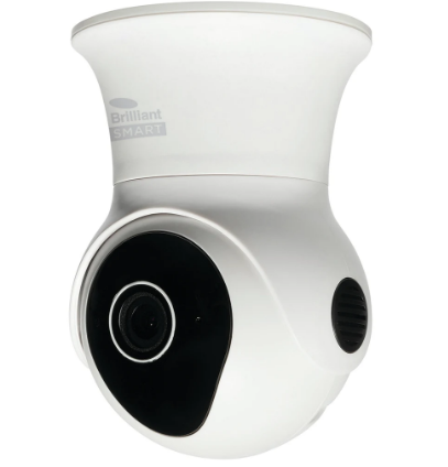 Brilliant PATROL Smart WiFi Pan & Tilt Security Cameras White IP65 - 21438/05 - Brilliant Lighting