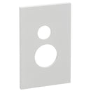 Clipsal Single Power Point Cover, Saturn Zen, Horizontal Mount Zen Black- Z4015C-ZB