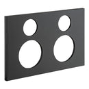 Clipsal Double Power Point Cover, Saturn Zen, Horizontal Mount Zen White/ Zen Black- Z4025C-ZW, Z4025C-ZB