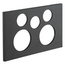 Clipsal Double Power Point Cover, Saturn Zen White/ Zen Black- Z4025XAC-ZW, Z4025XAC-ZB