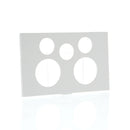 Clipsal Double Power Point Cover, Saturn Zen White/ Zen Black- Z4025XAC-ZW, Z4025XAC-ZB