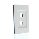 Clipsal Grid and Cover, Saturn Zen, 2 Gang White/ Black- Z4032VH-ZB, Z4032VH-ZW