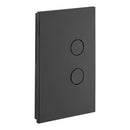 Clipsal Grid and Cover, Saturn Zen, 2 Gang Black/ White- Z4062VH-ZB,  Z4062VH-ZW