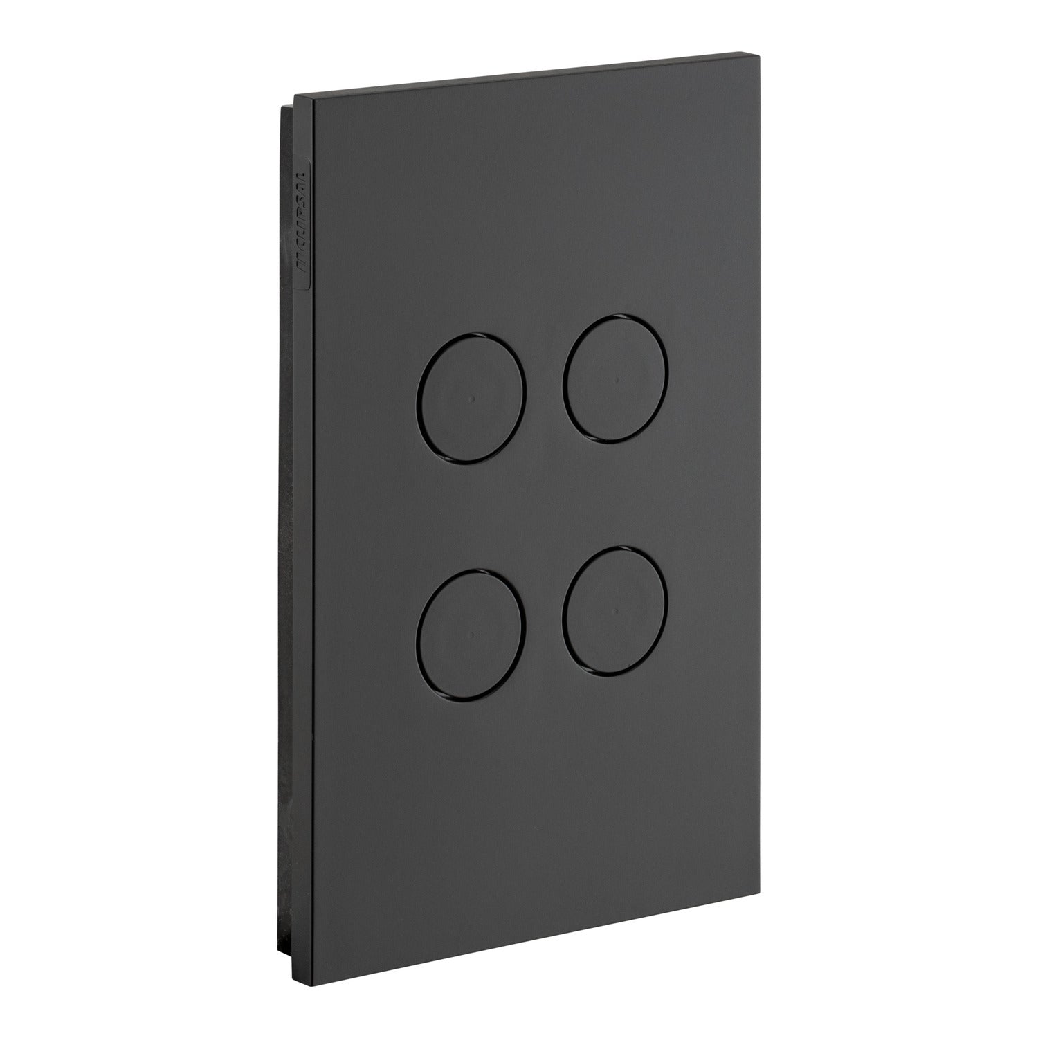 Clipsal Push Button Switch, Saturn Zen, LED 4 Gang Black/ White 250V- Z4064PBL-ZB, Z4064PBL-ZW