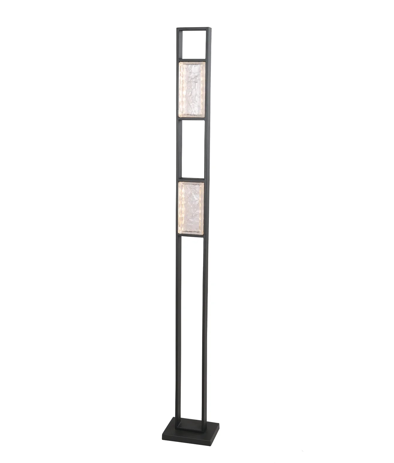 CLA ZEIGEL: LED Rectangular Table and Floor Lamps 3000K Satin Black/ Antique Brass 16W 240V IP20- ZEIGEL-F1, ZEIGEL-F2