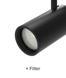 CLA ZONE: Track Head Standard & Optional Accessories White / Black - ZONE