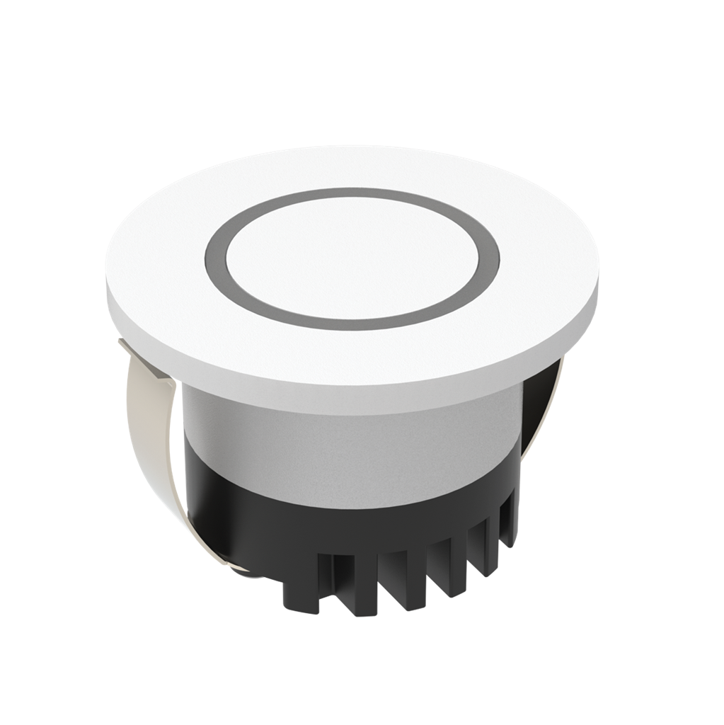 Domus Aura Round Interior Step Lights Tri- White 3W 24V IP20 - 23700, 23701, 23702, 23703, 23704, 23705