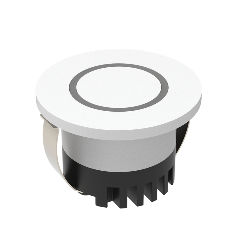 Domus Aura Round Interior Step Lights Tri- White 3W 24V IP20 - 23700, 23701, 23702, 23703, 23704, 23705