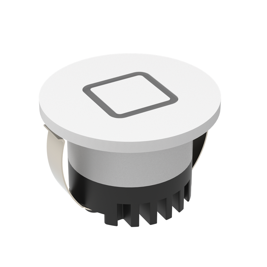 Domus Aura Round Interior Step Lights Tri- White 3W 24V IP20 - 23700, 23701, 23702, 23703, 23704, 23705