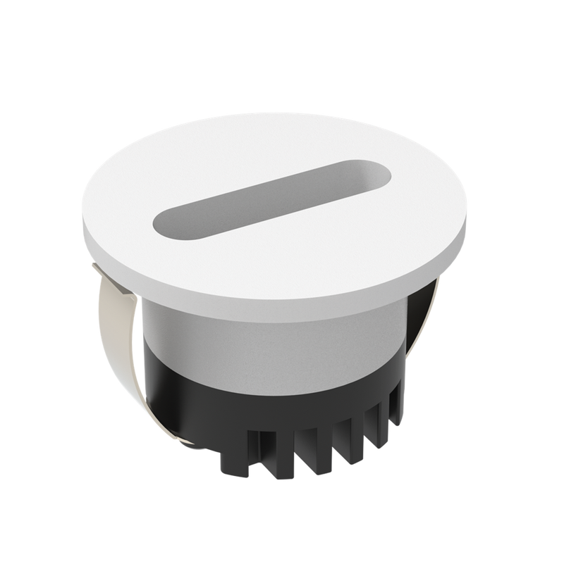 Domus Aura Round Interior Step Lights Tri- White 3W 24V IP20 - 23700, 23701, 23702, 23703, 23704, 23705
