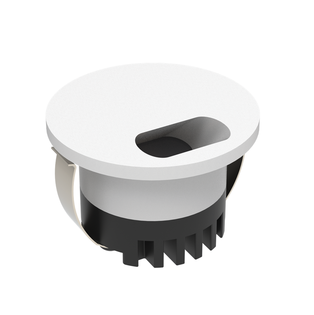 Domus Aura Round Interior Step Lights Tri- White 3W 24V IP20 - 23700, 23701, 23702, 23703, 23704, 23705