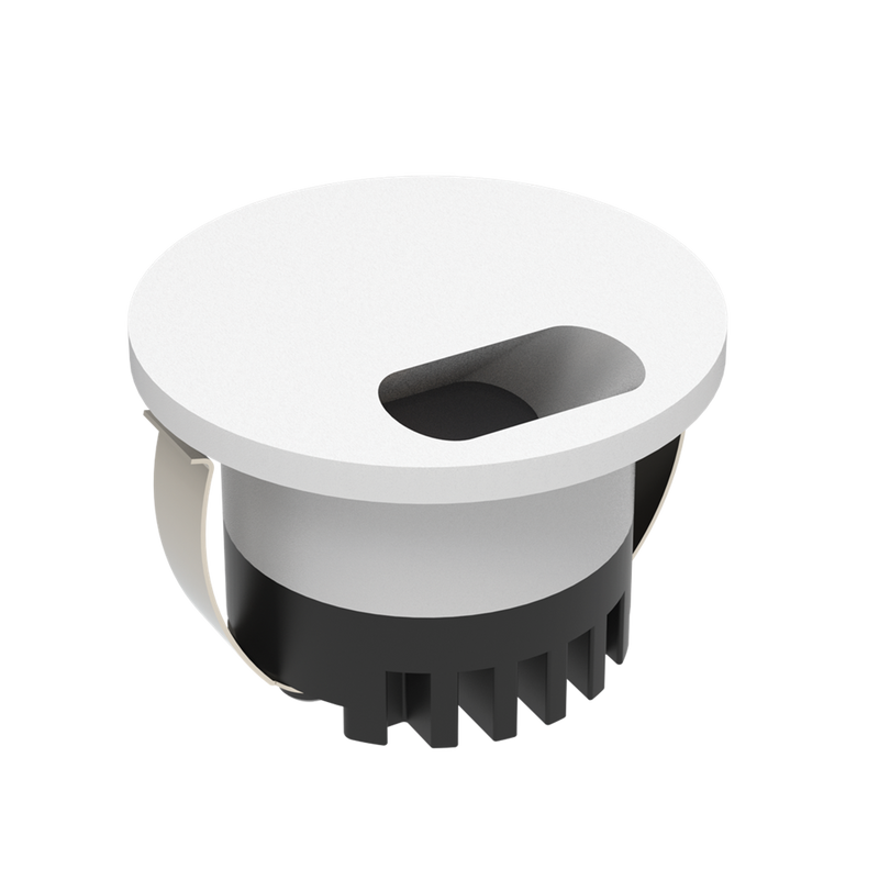 Domus Aura Round Interior Step Lights Tri- White 3W 24V IP20 - 23700, 23701, 23702, 23703, 23704, 23705