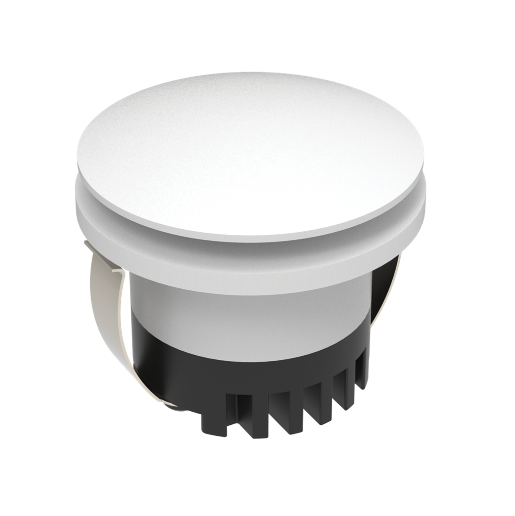 Domus Aura Round Interior Step Lights Tri- White 3W 24V IP20 - 23700, 23701, 23702, 23703, 23704, 23705