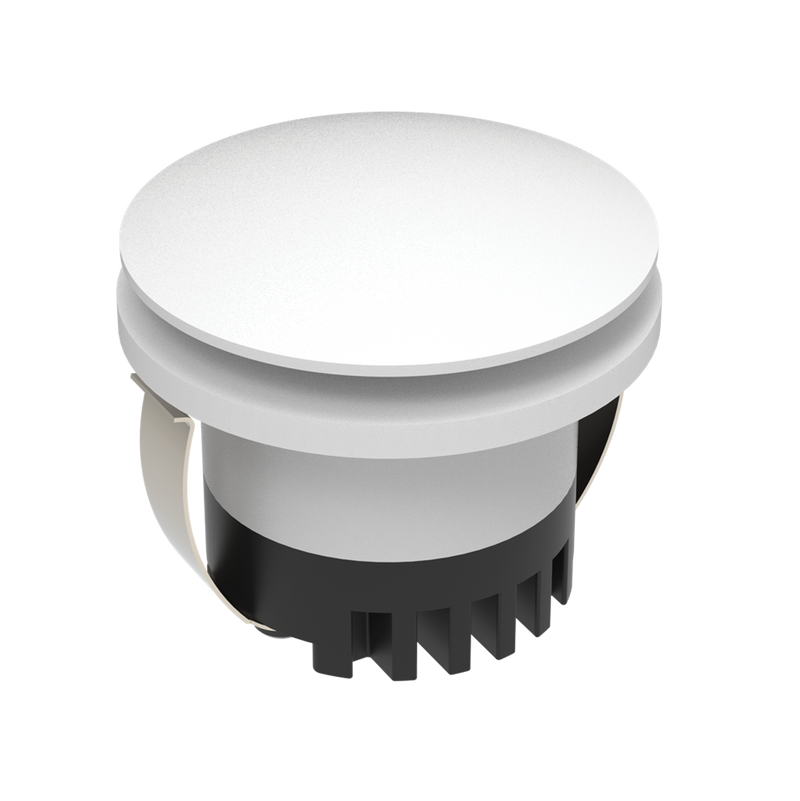 Domus Aura Round Interior Step Lights Tri- White 3W 24V IP20 - 23700, 23701, 23702, 23703, 23704, 23705