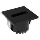 Domus Aura Square Interior Step Lights Tri- Black 3W 24V IP20 - 23749, 23750, 23751, 23752, 23753