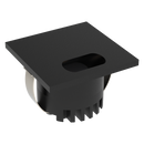 Domus Aura Square Interior Step Lights Tri- Black 3W 24V IP20 - 23749, 23750, 23751, 23752, 23753