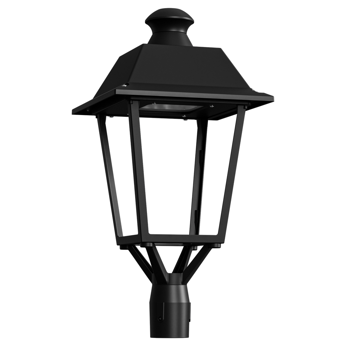 Domus BERLIN black LED exterior post-top light