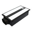 Domus AIRSWAY 6 IN 1 PREMIUM Slimline Bathroom Heater White/ Black 240V-  56013, 56014