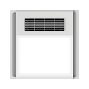 Domus HEATCORE 4 IN 1 Retrofit Bathroom Heater White/ Black 240V-  56024, 56024 