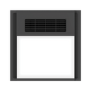 Domus HEATCORE 4 IN 1 Retrofit Bathroom Heater White/ Black 240V-  56024, 56024 