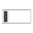 Domus TROPIX 4 IN 1 STANDARD Slimline Bathroom Heater Tri- White/ Black 240V- 56017, 56018