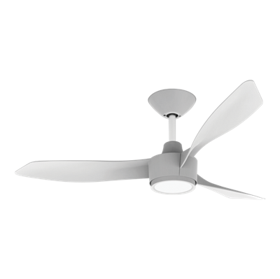 Domus Blast-48 3 Blade Ceiling Fan Tri - Black / White 18W 240V - 60146, 60145- Domus Lighting