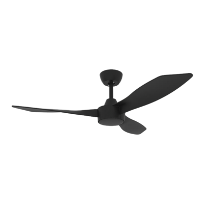 Domus Blast-48 3 Blade Ceiling Fan Tri - Black / White 18W 240V - 60146, 60145- Domus Lighting