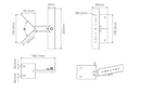 Domus BLAZE-PRO Corner Wall Mounting Bracket Accessories - 19923