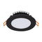Domus  BLISS-10 Round Recessed Dimmable Led Downlight Tri - Black 10W 240V IP54 - 20707 - Domus Lighting