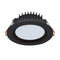 Domus BOOST-10 Round Recessed Dimmable LED Downlight Tri - Black 10W 240V IP54 - 20727 - Domus Lighting