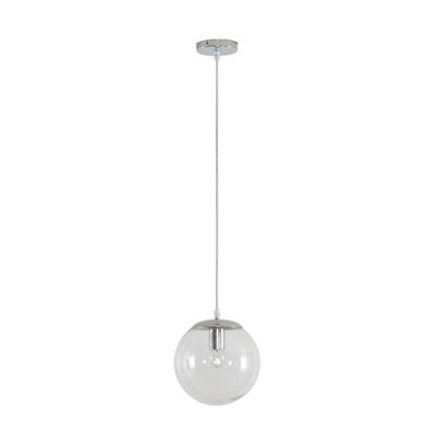 Domus Bubble-200 Dimmable Clear Ball Interior Pendant Antique Brass/ Black/ Chrome/ Rose Gold/ Satin Brass/ Satin Chrome/ White 240V IP20 - BUBBLE