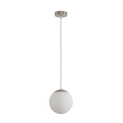 Domus Bubble-200 Dimmable Opal Ball Interior Pendant Antique Brass/ Black/ White/ Chrome/ Rose Gold/ Satin Brass/ Satin Chrome 240V IP20 - BUBBLE
